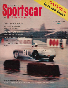SPORTS CAR GRAPHIC 1959 AUG - 2-CAM MGA, XK160, SEBRING, LESTER-JAG 